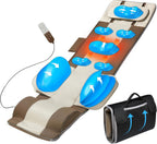Comrelax 3D Full Body Stretch & Lumbar Traction Massage Mat with Heat, 4 Modes, Foldable