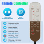 Comrelax 3D Full Body Stretch & Lumbar Traction Massage Mat with Heat, 4 Modes, Foldable
