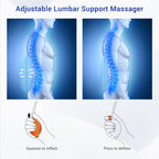 Back Massager with Heat, Massage Chair Pad with 3D Lumbar Support for Back Pain Relief, Portable Massage Chair Cushion, Gifts for Men & Women