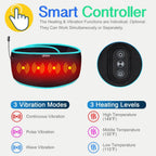 Heating Pad with Massager for Back, Lower Back Massager FSA Eligible HSA Rechargeable Wireless Electric, Birthday Gifts for Women Men Mom Dad Seniors 3 Heat Auto-Off