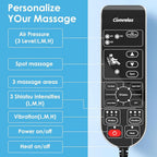 Shiatsu Massage Cushion with Heat, Moving Kneading Neck and Back Massager with Wraparound Neck Support, Seat Side Support and Vibration for Recliner, Sofa and Home Office