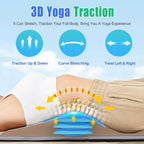 Comrelax 3D Full Body Stretch & Lumbar Traction Massage Mat with Heat, 4 Modes, Foldable
