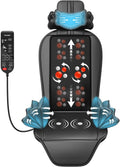 Shiatsu Massage Cushion with Heat, Moving Kneading Neck and Back Massager with Wraparound Neck Support, Seat Side Support and Vibration for Recliner, Sofa and Home Office