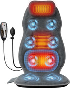 Comrelax Full Body Massage Pad with Heat, 8 Vibration Motors & 3D Lumbar Support